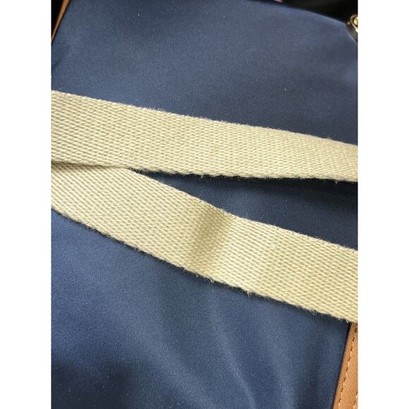 Michael Kors Authenticated Kempton Navy Nylon Leather Crossbody Shoulder Bag - Picture 7 of 16